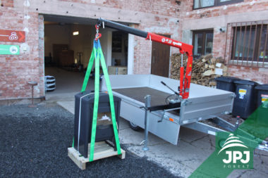 hydraulická ruka s hákem
