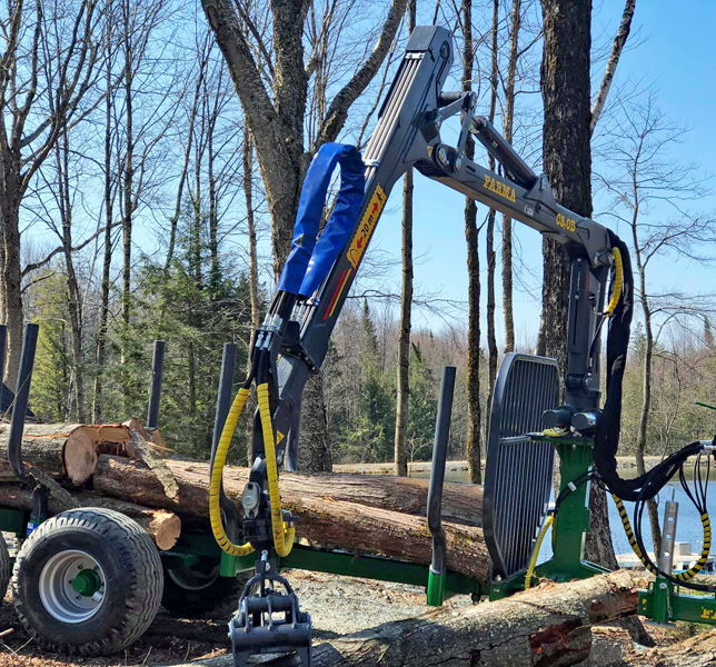 Hydraulická ruka Farma 5,0 G3 pro montáž na vyvážecí vleky